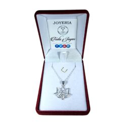Alternative view of Collar Plata 925 Flor de Loto