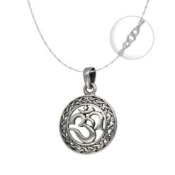 Collar Plata 925 Yoga 3o Om
