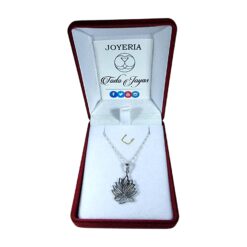 Alternative view of Collar Plata 925 Flor de Loto 845