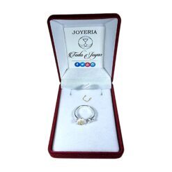 Alternative view of Anillo Flor Margarita Ajustable Plateado