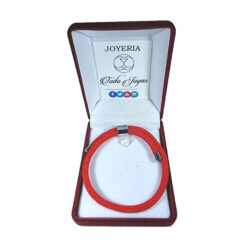 Alternative view of Pulsera Cuerda Roja Ajustable