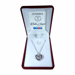Alternative view of Collar Plata 925 Corazon Te Amo en 100 idiomas