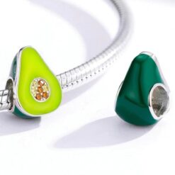 Alternative view of Charm Dije Plata 925 Palta Aguacate