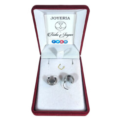 Alternative view of Aros Plata 925 Mini Argolla Etnico 12mm