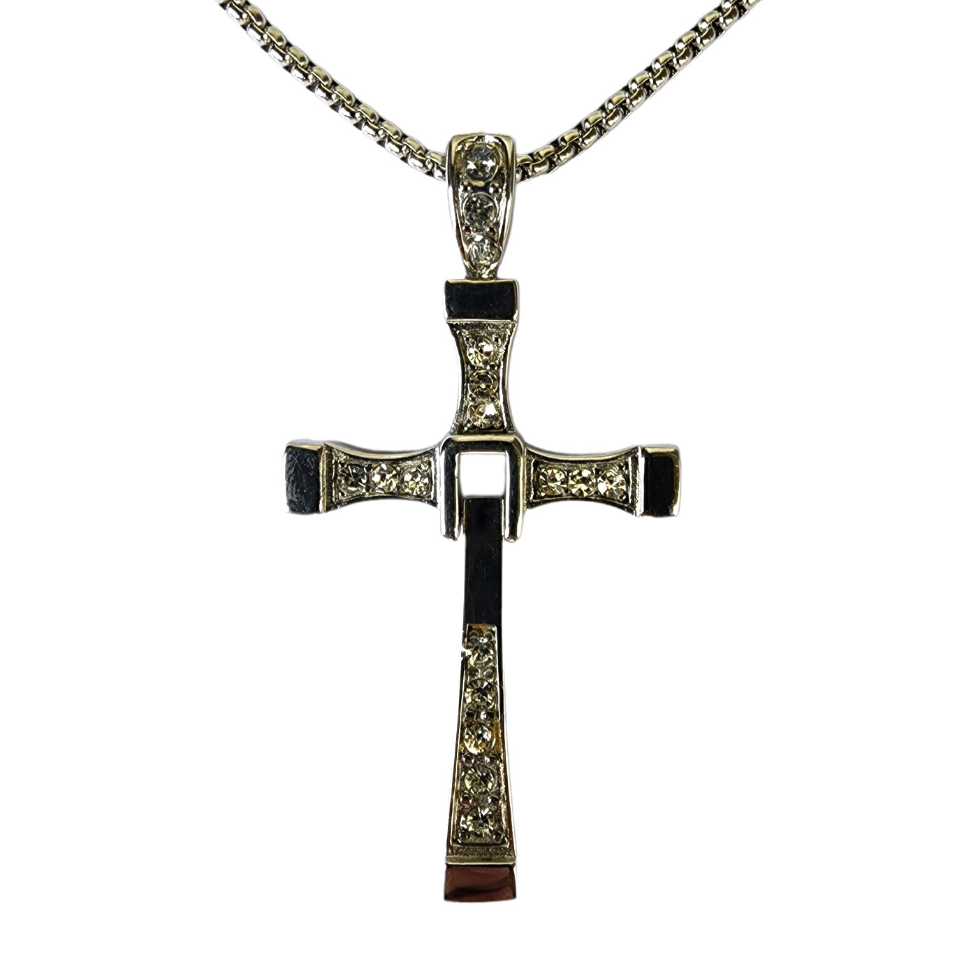 Collar Cruz de Dominic Toretto Acero 62x32mm