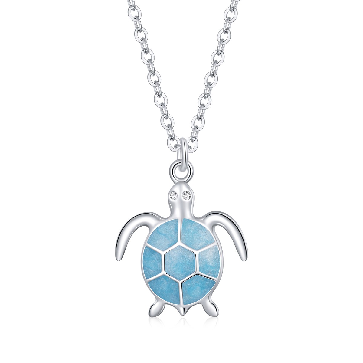 Collar Plata 925 Tortuga Marina