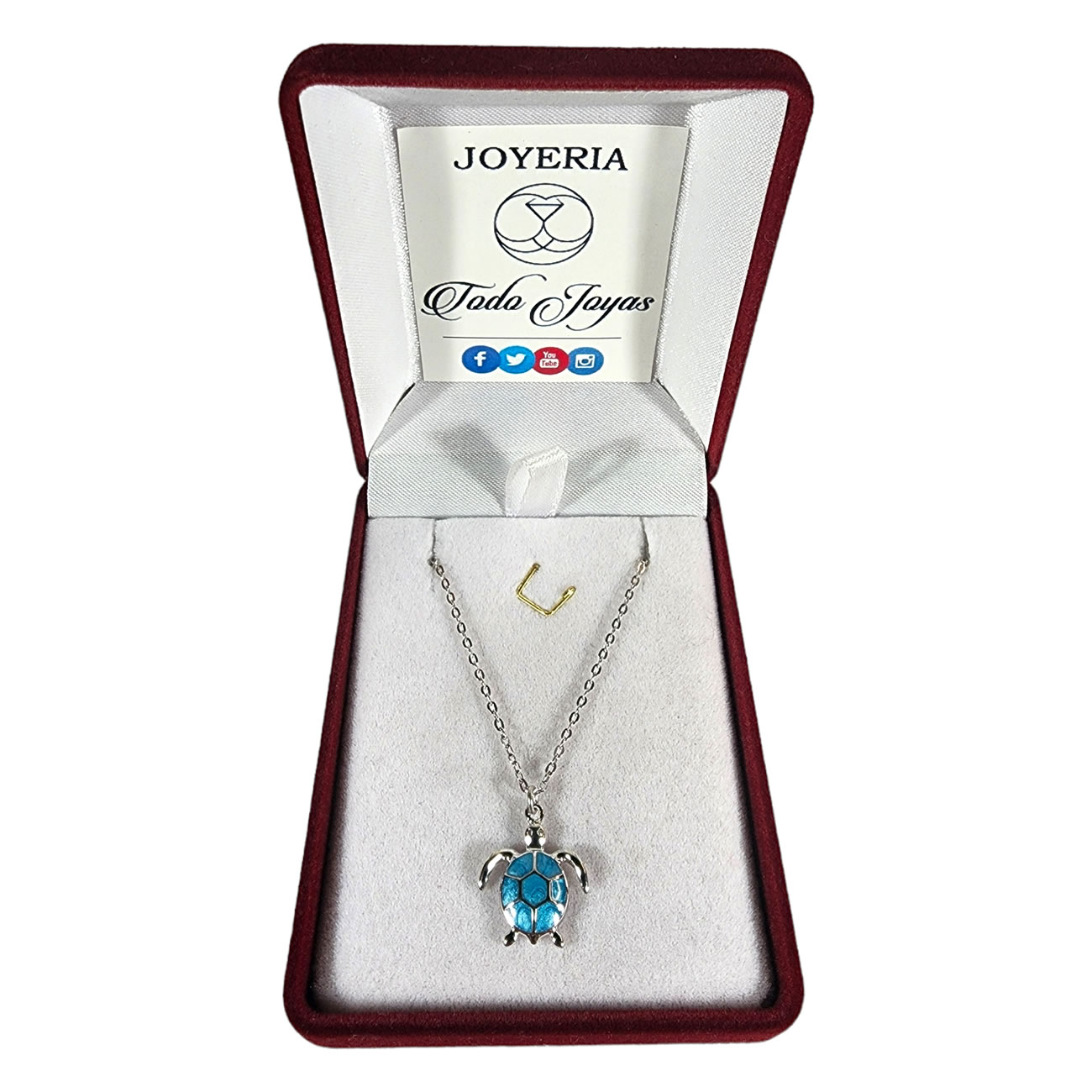 Collar Plata 925 Tortuga Marina - Imagen 2
