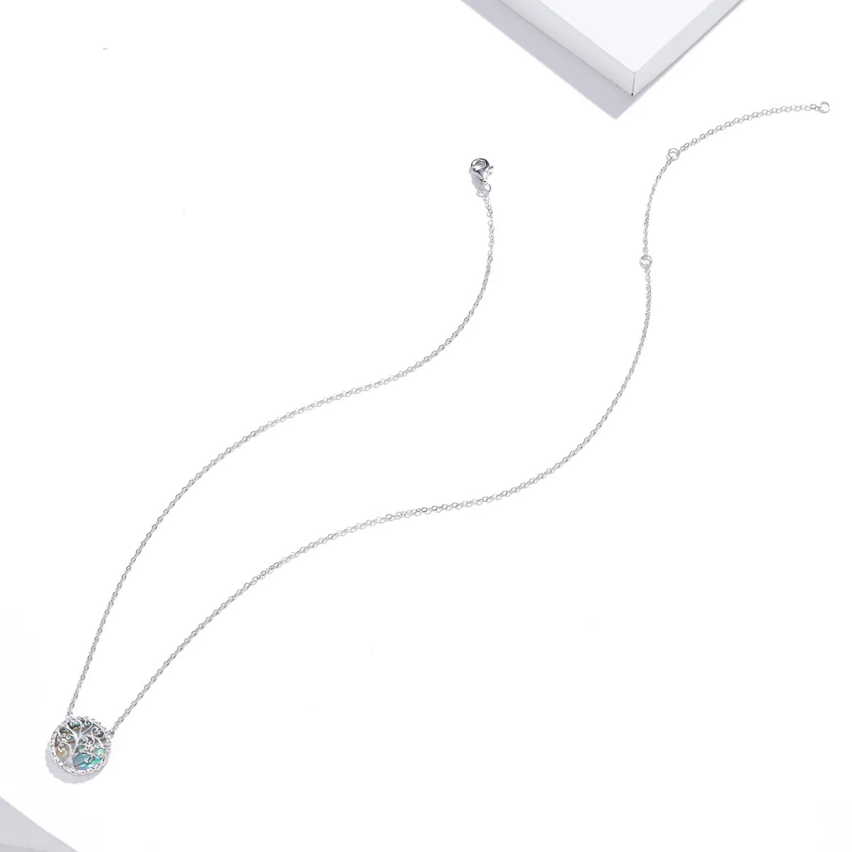 Collar Plata 925 Arbol Opal - Imagen 6