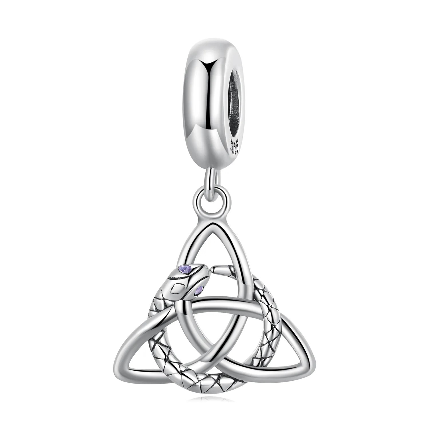 Charm Dije Plata 925 Triqueta Celta Snake