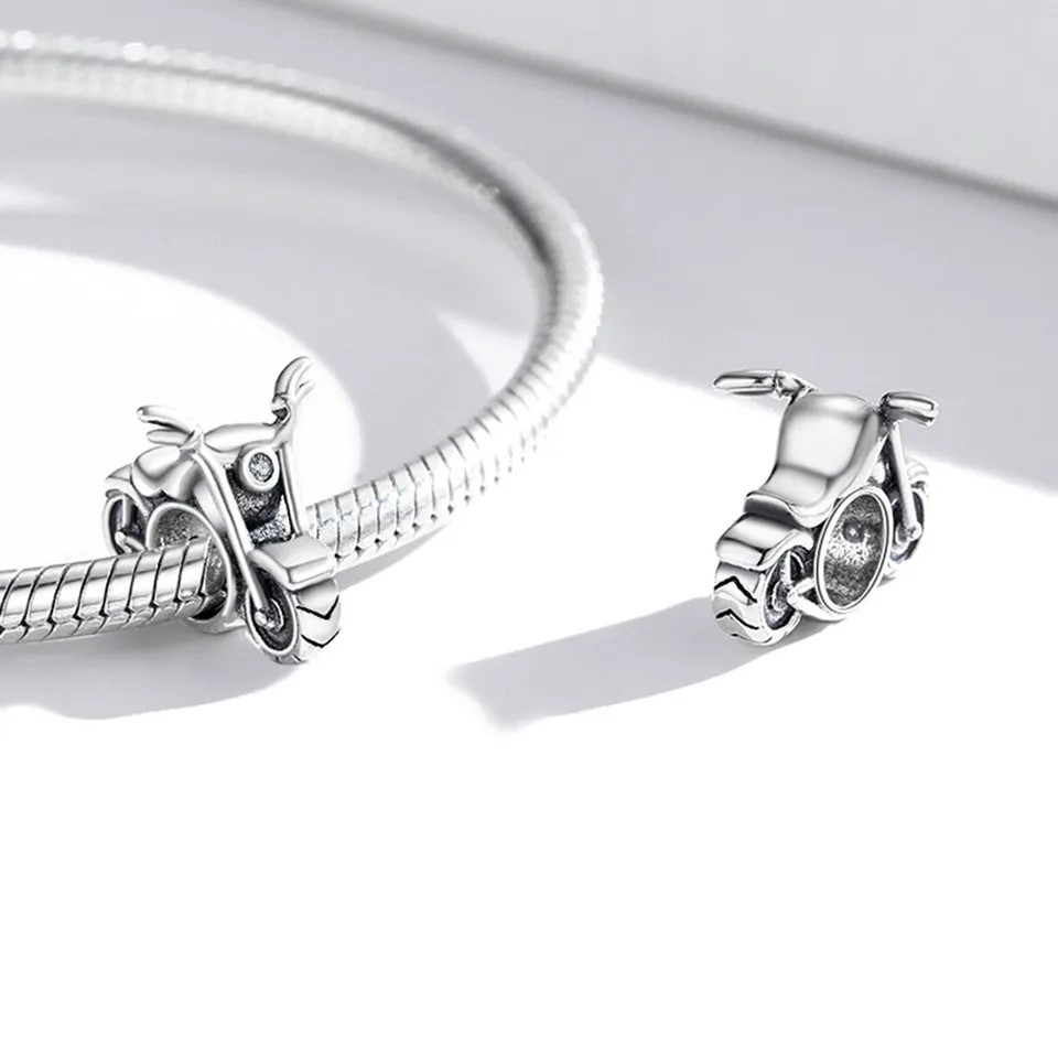 Charm Dije Plata 925 Moto Clasica - Imagen 4