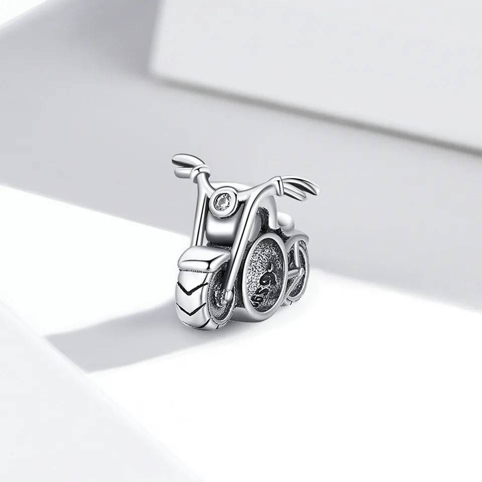 Charm Dije Plata 925 Moto Clasica - Imagen 5