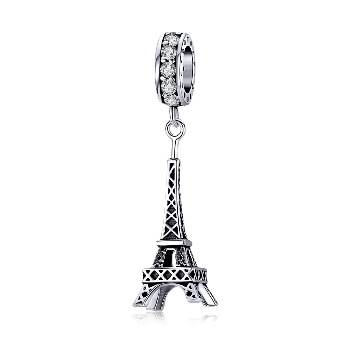 Charm Dije Plata 925 Torre Eiffel Circones