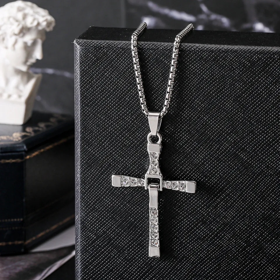 Collar Cruz de Dominic Toretto Acero 50x30mm - Imagen 5