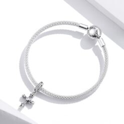 Alternative view of Charm Dije Plata 925 Cruz Vintage