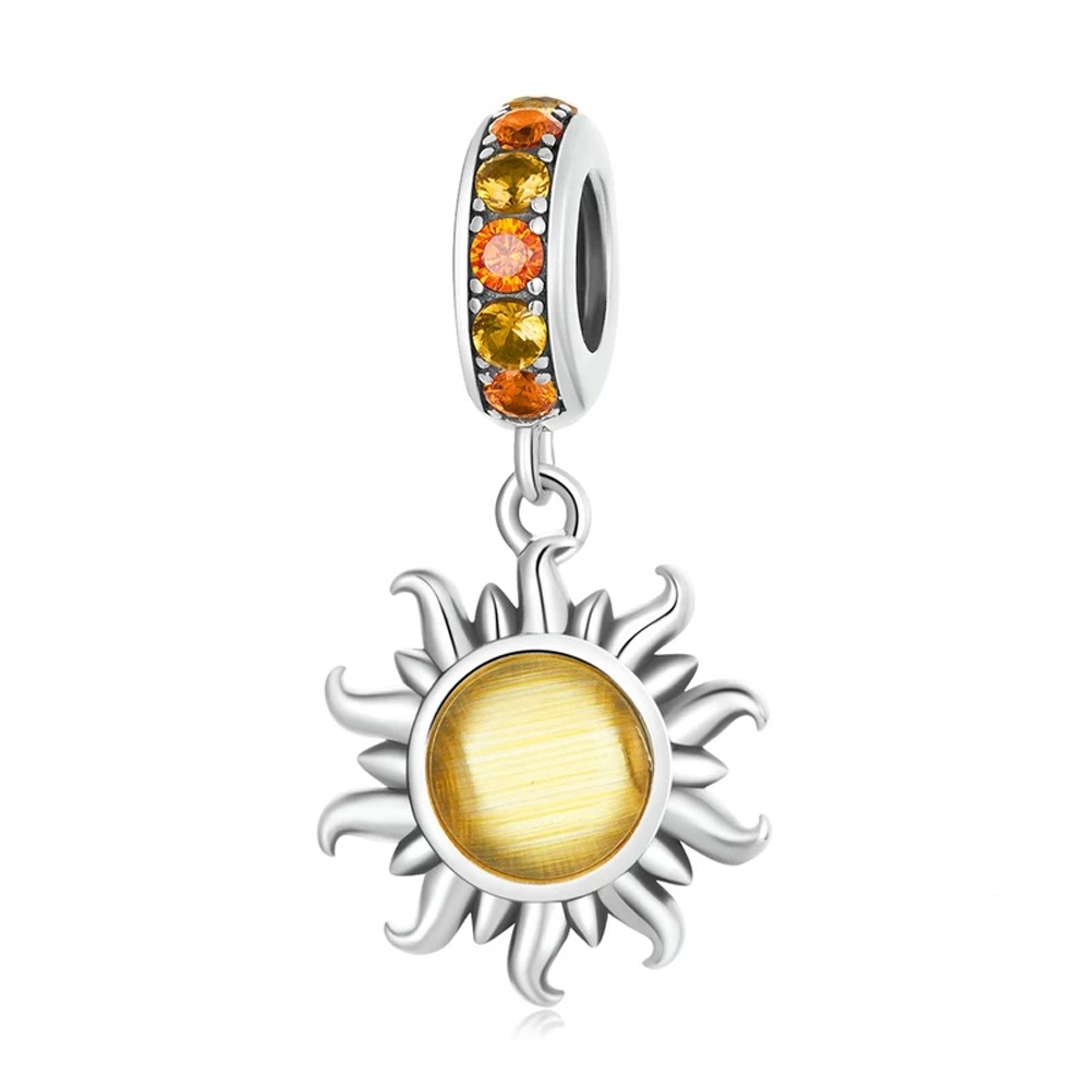 Charm Dije Plata 925 Sol Brillante
