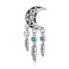 Charm Dije Plata 925 Luna Atrapasueños