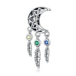Charm Dije Plata 925 Luna Atrapasueños