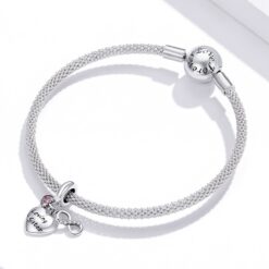 Alternative view of Charm Dije Plata 925 Corazon Loving Sister Infinito