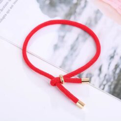 Alternative view of Pulsera Cuerda Roja Nudo Para Charm Ajustable