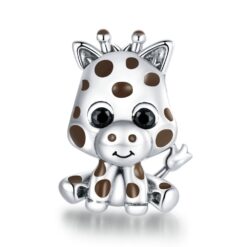 Charm Dije Plata Jirafa Bebe