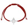Pulsera Plata 925 Nudo de Bruja Hilo Rojo Circones Trenzado