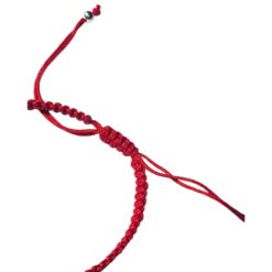 Pulsera Plata 925 Nudo de Bruja Hilo Rojo Circones Trenzado