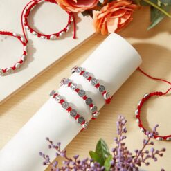 Pulsera Hilo Rojo San Benito Protector 10 Medallas MD1127