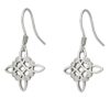 Aros Plata 925 Nudo de Bruja Celta y Circones