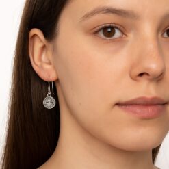Aros Plata 925 Colgante San Benito Protector Medalla
