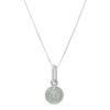 Collar Medalla Plata 925 San Benito Protector Niños