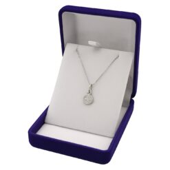 Collar Medalla Plata 925 San Benito Protector Niños